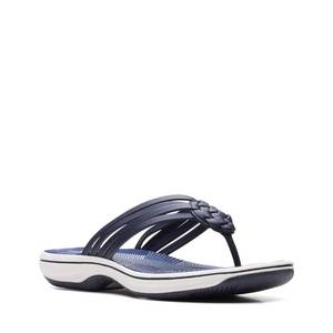 lot 129 image: New  Clarks Womens Cloudsteppers Breeze Coral Thong Sandal - Size 9