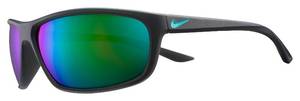lot 298 image: New  Nike Mens Rabid Sport Wrap Sunglasses - Matte SequoiaJade Mirrored - MSRP $125