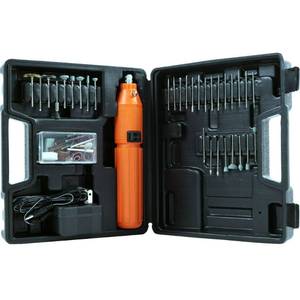 lot 149 image: New Stalwart 60-Pc. 3.6V Cordless Rotary Tool Set