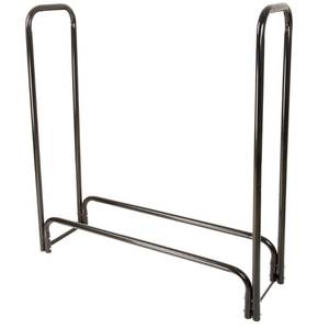 lot 841 image: New  Pure Garden 4 Foot Firewood Log Rack - MSRP $79.99