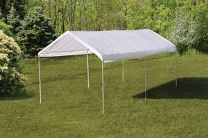 lot 270G image: Used- Return ItemShelterLogic MaxAP Gazebo Canopy - 6 Legs 10 x 20 ((Original MSRP was $279.99))