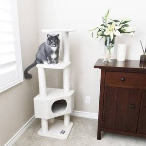 lot 274G image: New - Open Box Majestic Pet Bungalow 52 3-Tier Cat Tree