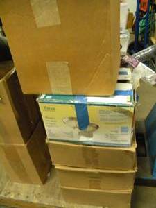 lot 999 image: Pallet of Ceiling Lights, Screws, Keys, Supplies and More
