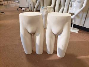 lot 10 image: Lot of 2 Male Mannequin Hip Forms
