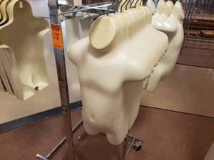 lot 28 image: Lot of 8 Hanging Forms 19 12 Tall