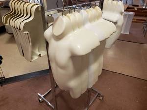 lot 29 image: Lot of 7 Hanging Forms 22 12 Tall