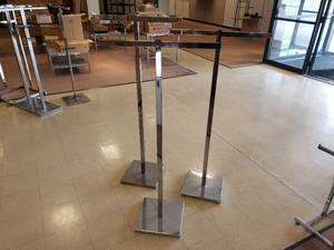 lot 44 image: Lot of 3 2 Way Adjustable Racks, No Wheels