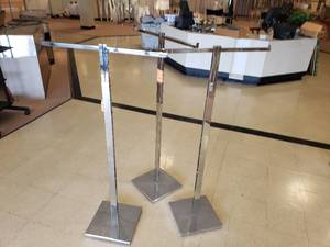 lot 52 image: Lot of 3 2 Way Adjustable Racks, No Wheels