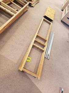 lot 85 image: One Section of Shelving Unit - 2 Risers and 5 Shelves