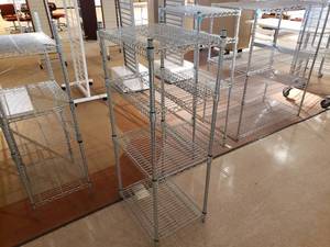 lot 115 image: Steel Shelving Unit - 23 x 17 12 x 54