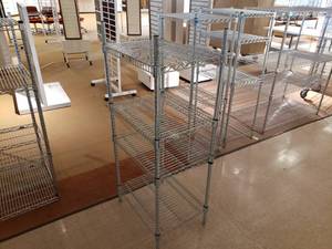 lot 116 image: Steel Shelving Unit - 23 x 17 12 x 50