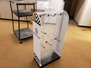 lot 136 image: Display with Hooks Shown