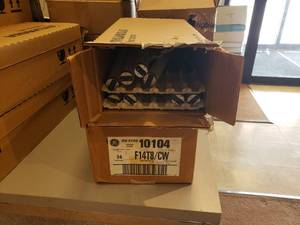 lot 161 image: Full Box and Partial Box of F14T8CW Flourescent Bulbs