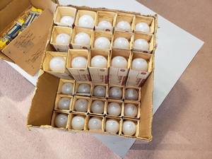 lot 169 image: Partial Box of 52W Bulbs