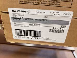 lot 171 image: 2 Partial Boxes of FO25841XPECO3 Bulbs