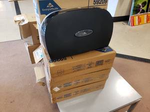 lot 178 image: Lot of 4 Georgia Pacific Toilet Paper Dispensers