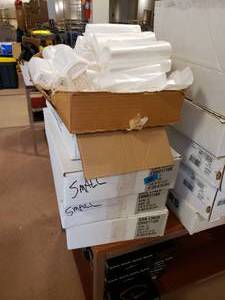 lot 180 image: 5 Boxes of 17x18 Trash Liners