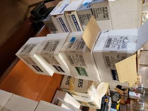 lot 182 image: 4 Boxes of 24x23 Trash Liners
