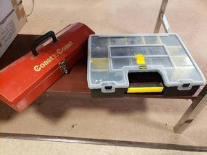 lot 196 image: Tool Box and Parts Organizer