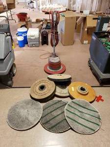 lot 203 image: Clarke Model 2000 Floor Maintainer and Brushes