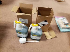 lot 222 image: 2 Bottles of Triad III Disinfectant Cleaner