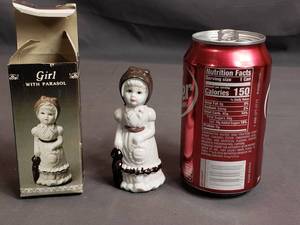 lot 39 image: Porcelain Girl with Parasol