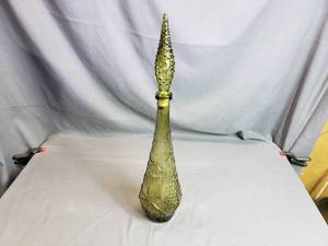 lot 60 image: Vintage Green Genie Bottle