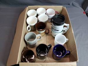 lot 97 image: Advertising Coffee Cups Cargill, State Bank of Blomkest, Petterson Electric