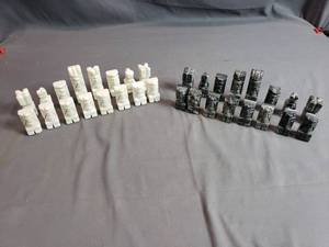 lot 107 image: Stone Chess Set