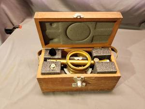 lot 88 image: Vintage Bostrom Brady Surveyors Transit and Tripod