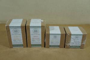 lot 82 image: Begonia and Bench Candles -Lemon Verbena, Apple Orchard, Mint Twist, Rejuv