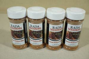 lot 105 image: 4 Bottles Rada Seasoning Sweet Hickory BBQ