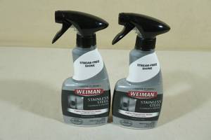 lot 109 image: 2 Weiman Stainless Steel Cleaner & Polisher