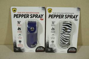 lot 126 image: 2 Guard Dog Pepper Spray Keychains