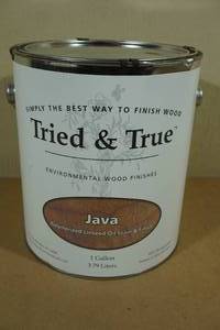lot 181 image: 1 Gallon Tried & True Poly Linseed Oil Stain and Finish -Java