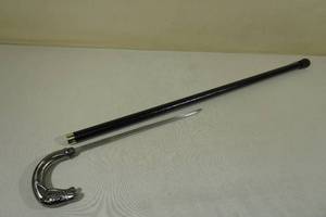 lot 195 image: Horse Head Sword Cane