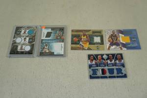 lot 223 image: Basketball Jersey Insert Cards - Fox, Duncan, Howard, Stojakovic