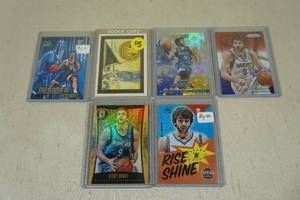 lot 224 image: Ricky Rubio and Kevin Love Basketball Cards - Inserts