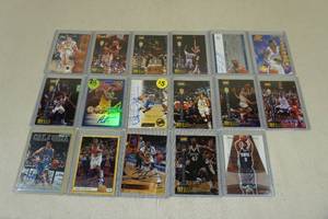 lot 230 image: Signed Basketball Cards - Sura, McIlvaine, Harrington, Brian Grant