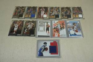 lot 231 image: Jersey Insert Basketball Cards - Dellavedova, Bargnani, Covington, Isaac