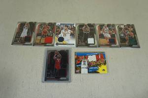 lot 234 image: Jersey Insert Basketball Cards - Ilgauskas, Gordon, Murray, Pierce, Ibaka, Redd
