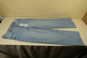lot 262 image: High Rise Wide Leg Jeans -Size 17x33