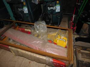 lot 5 image: NEW 10,000lb Two Post Car Hoist