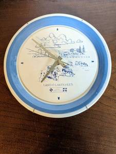 Land O Lakes Feed Collector Plate Wall Clock