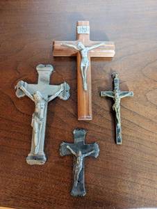 Collection Of Four Crucifixes