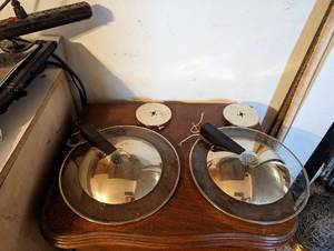 Two Hardwired Wall-Mounted Lights