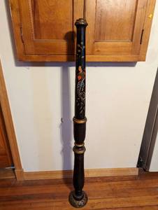 Rosemaling Lamp Post Without Wiring