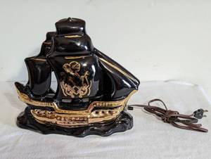 Amazing VintageMCM Ship TV Lamp
