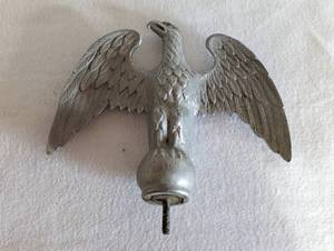 Vintage Cast Aluminum Flag Pole Finial