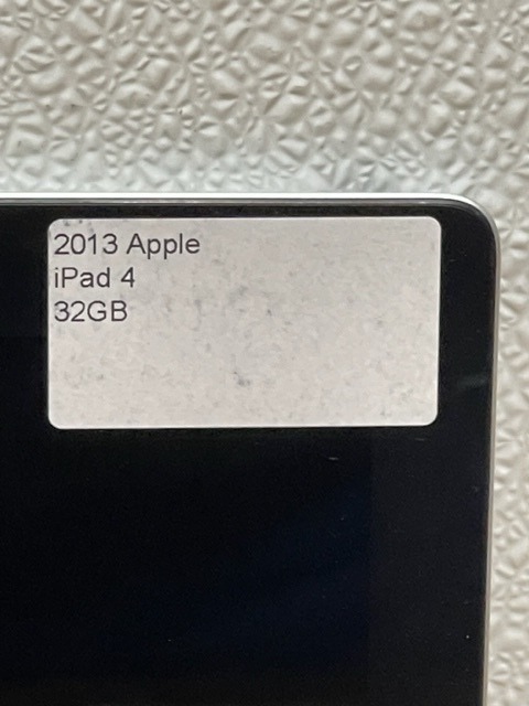 2013 Apple iPad 4